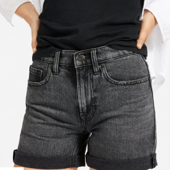Everlane The Denim Short- Washed Black - Picture 3 of 10